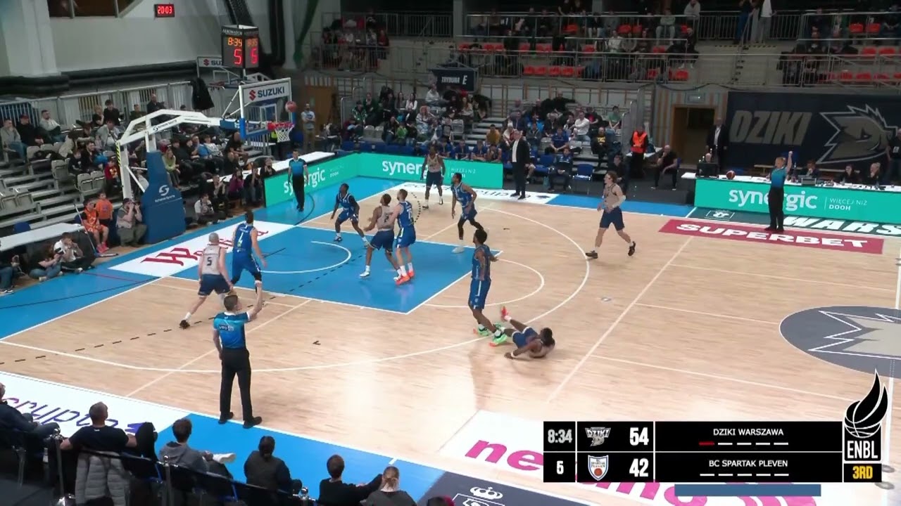 Dziki Warszawa v BC Spartak Pleven |  Jan 20, 2026 HIGHLIGHTS | ENBLeague 2025/26