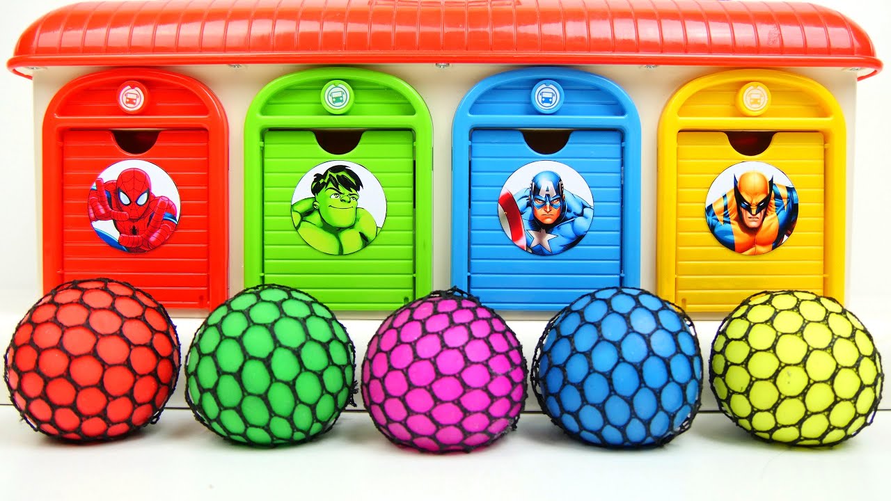 Satisfying Garage ASMR | Oddly Real DIY Magic Garage from 6 Color Net Balls Soda Slimes Cutting ASMR