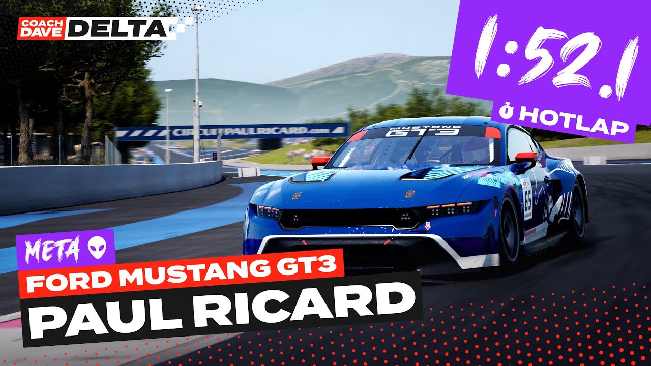 ACC Onboard Lap: Ford Mustang GT3 at Paul Ricard CDA M