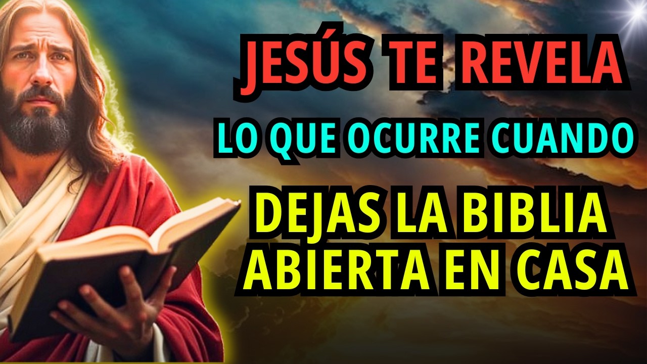 🙌Jesús te enseña qué pasa en tu espíritu si dejas la Biblia abierta mientras duermes y no lo sabías