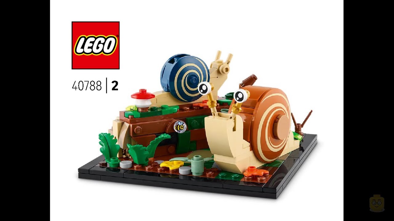 LEGO Ideas 40788 – Complete Friendly Snails Instructions! (Booklet 02 of 02)