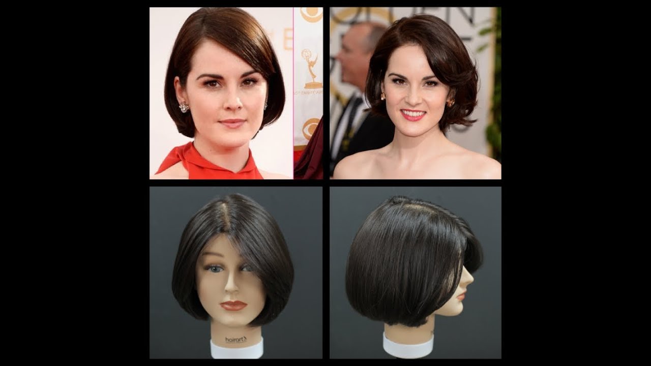 Michelle Dockery Haircut Tutorial - Short Layered Bob - TheSalonGuy