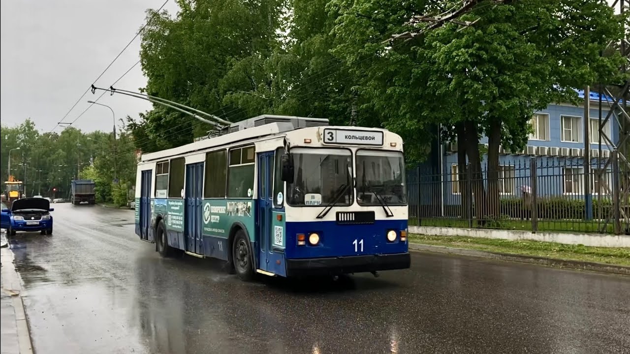 Троллейбус Видного. Сравнение 2022 и 2023 г. Троллейбусы ЗиУ 682Г, МАЗ 206Т, TMG-7207 «Богдан»