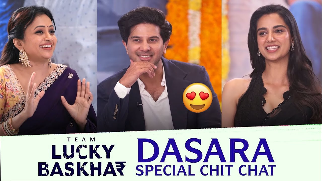 Anchor Suma Funny Chit-Chat with Dulquer Salmaan & Meenakshi Chaudhary | Lucky Bhaskar  |