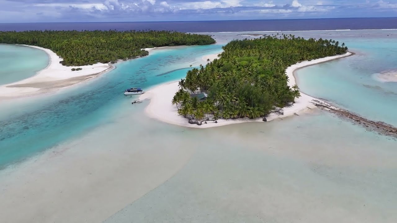 One Foot Island, Aitutaki, Cook Islands - DJI Mini 4 Pro Video , January 2024