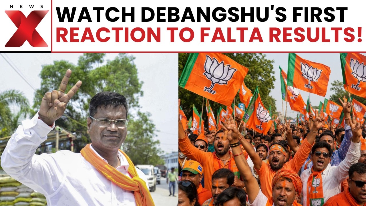 Leading by 92,000 votes! Watch BJP&rsquo;s Debangshu Panda first reaction to Falta lead!
