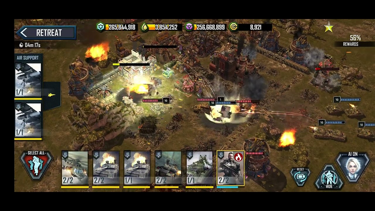 Rogue Assault War Commander Lvl84 vs. Lvl 103 battle #warcommander 