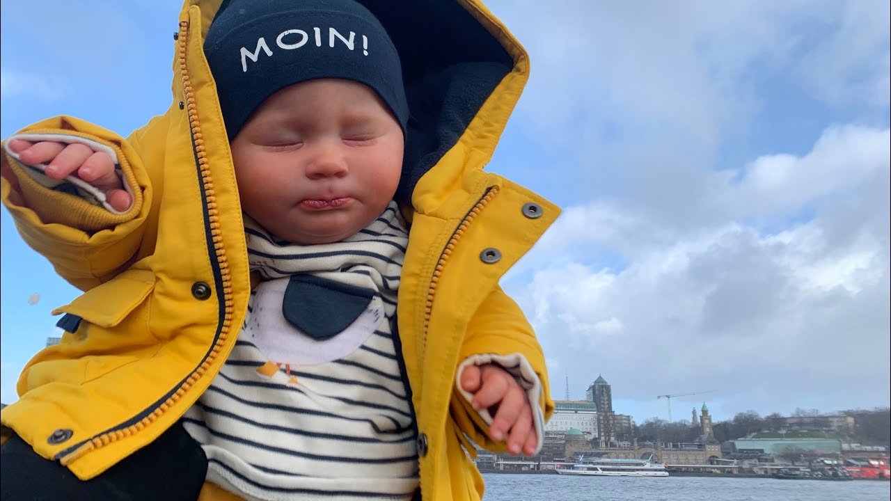 In Hamburg mit Reborn Baby Knut [Reborn Baby Deutsch]