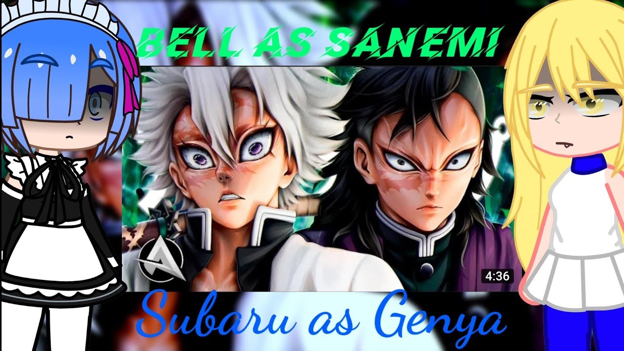 Danmachi Reagindo Ao Rap Do Sanemi e Genya (Bell as Sanemi){Subaru as Genya}[|Anirap|]