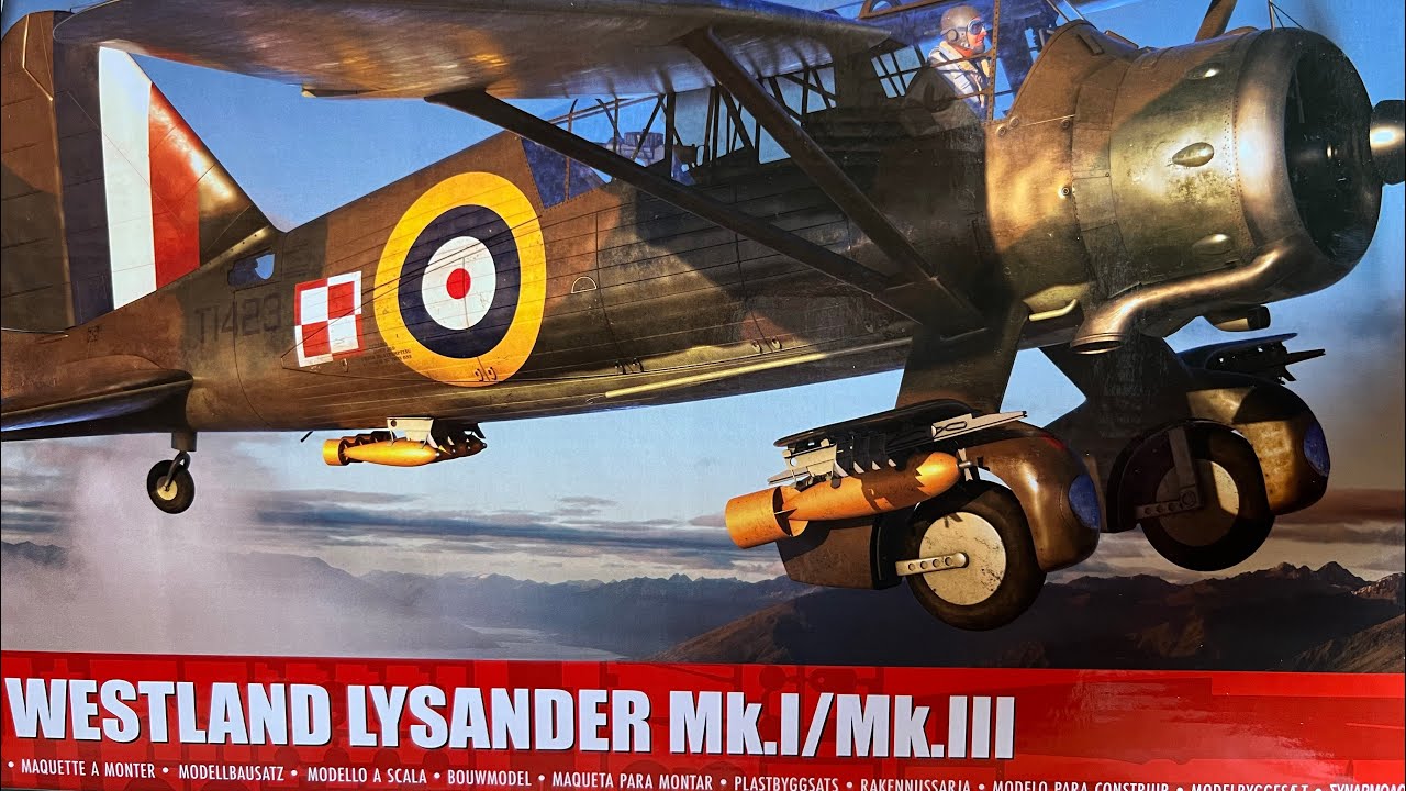 Сборка пластиковой модели Airfix Westland Lysander в масштабе 1/48, часть первая.
