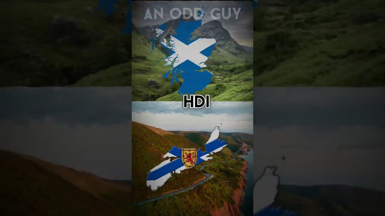 Scotland vs Nova Scotia #edit #geography #1v1 #scotland #canada #viral