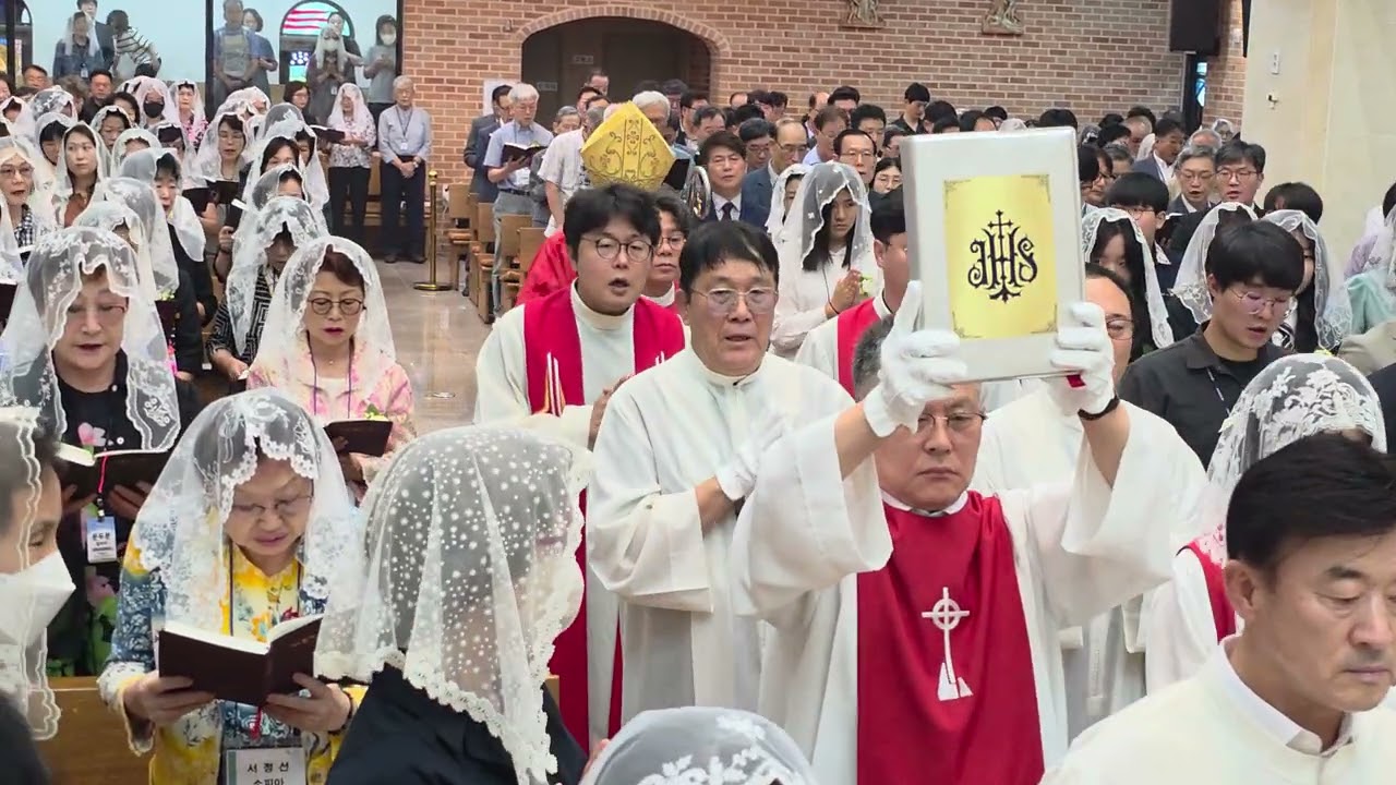성 십자가 현양축일 신호철 비오주교님 입당 영상 2025.09.14.(일)