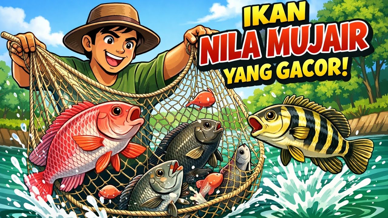 🍁 BERBURU IKAN NILA MUJAIR...!! GACOR IKANNYA BESAR-BESAR...🍁