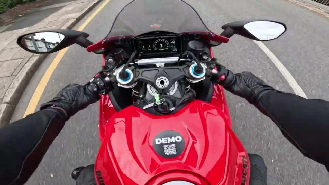 Ducati Panigale V4 unleashed 🔥 Pure Italian engineering, raw power, and a sound that gives