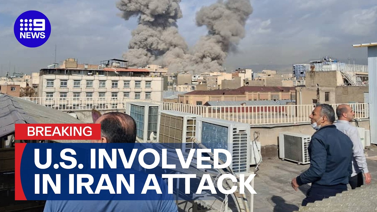 JUST IN: Witnesses confirm reports of explosions in Tehran | 9 News Australia