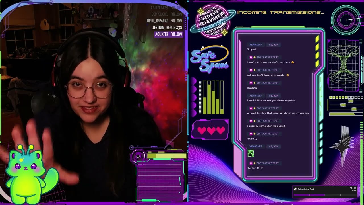 getting ready for a trip but wanted to hang out hehe. playing some lil games too | GalaxiaDrea VODs