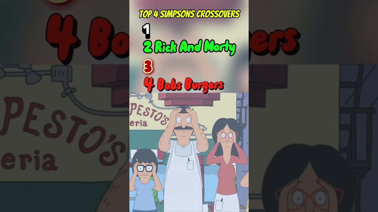 Top 4 Simpsons Crossovers 🤯 
