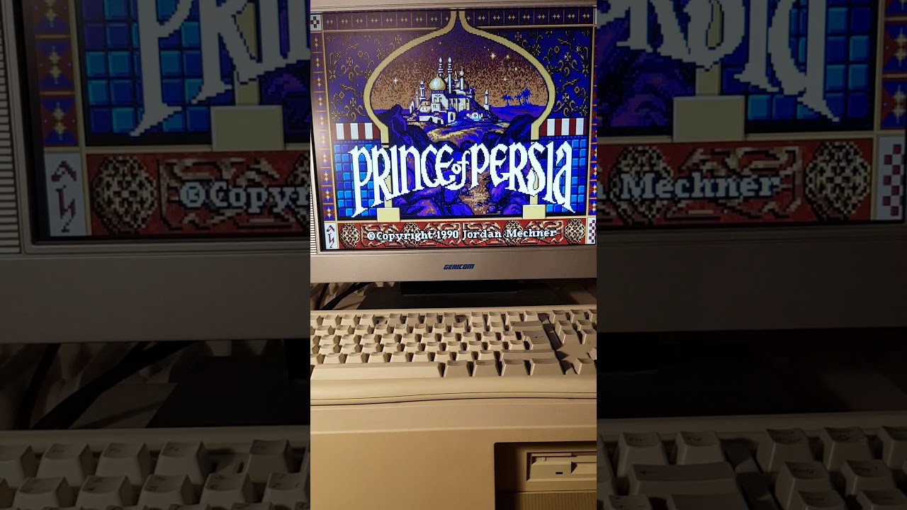Atari PC4 (ABC 286) running Prince of Persia