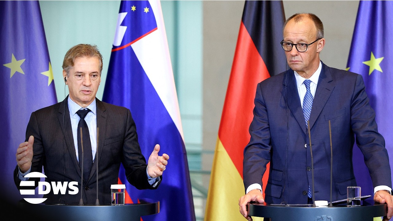 FULL PRESSER: Chancellor Merz & Slovenian PM Golob Hold Joint Press Conference in Berlin | AC1E