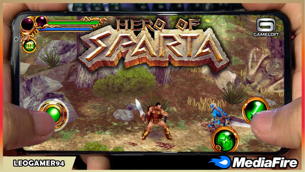 HERO OF SPARTA Jogo Clássico da Gameloft Para Android 14 e 15