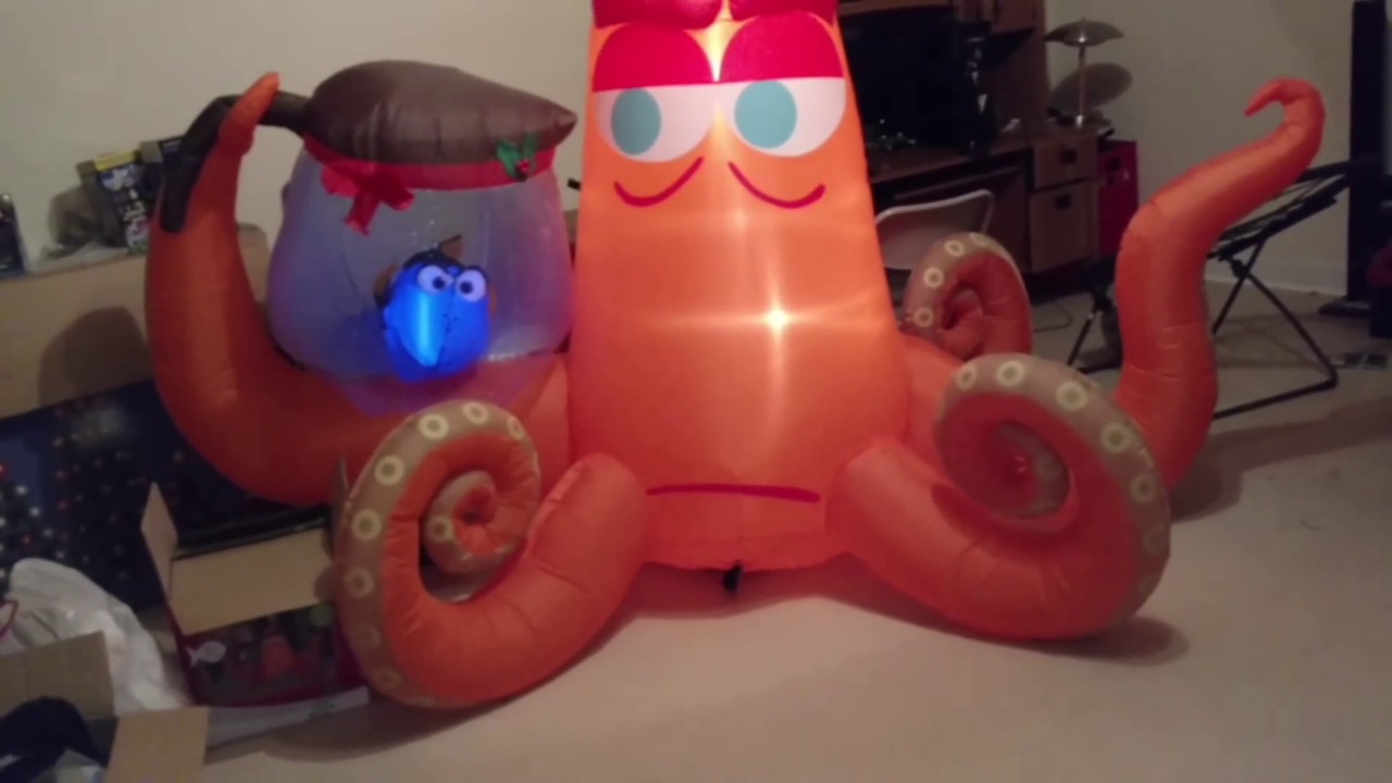 Unboxing/Review Gemmy 2016 8ft Hank & Dory Airblown Inflatable Review