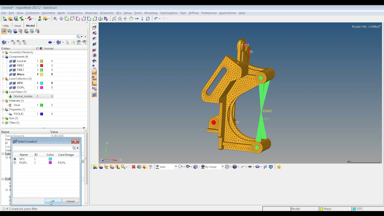 Learn Modal Analysis with OptiStruct