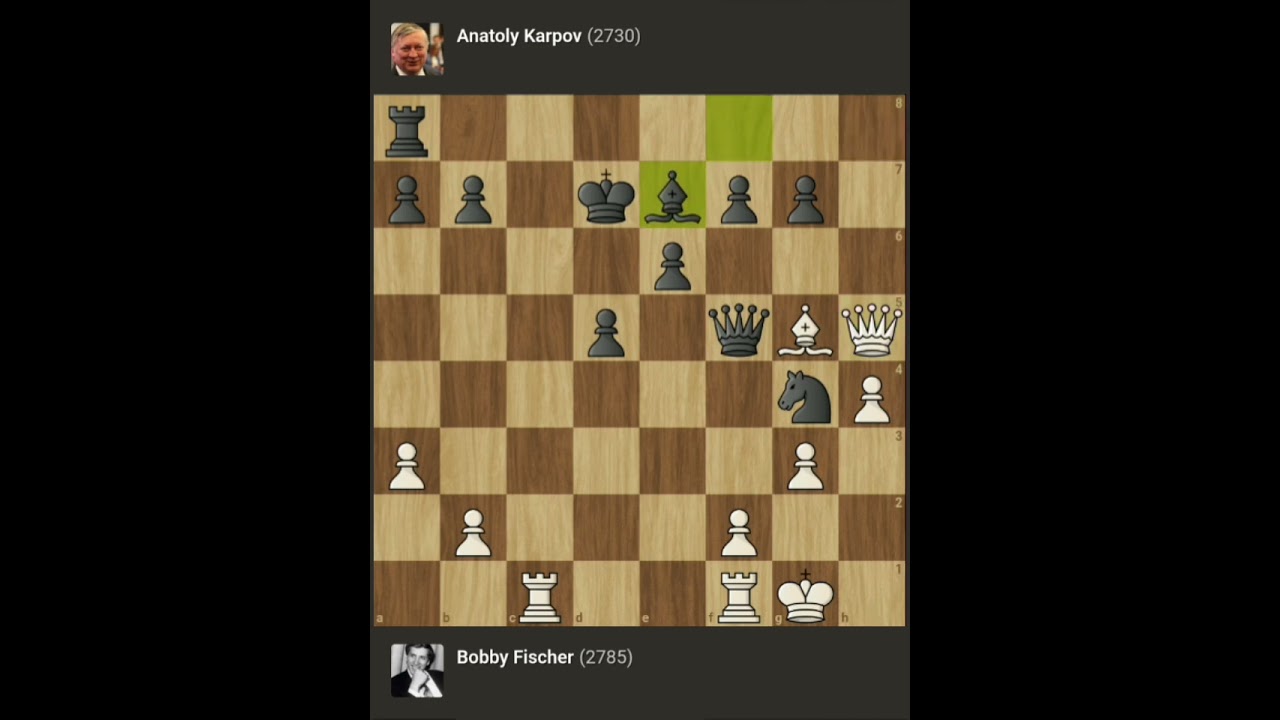 Robert James Fischer vs Anatoly Karpov ◉ World Championship Match ‖ Zagreb → Croatia (1975)