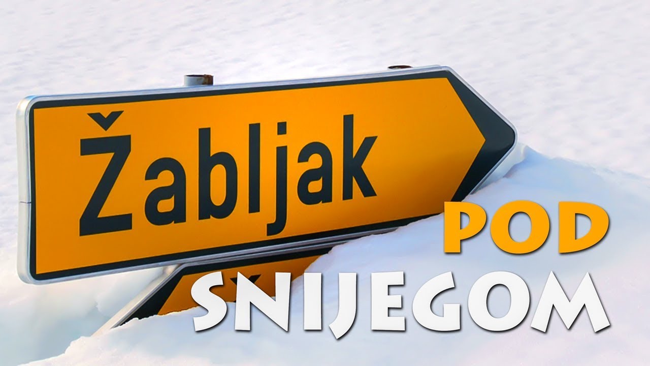 Crnom Gorom: Žabljak Pod Snijegom, Durmitor - Zabljak Under The Snow HD