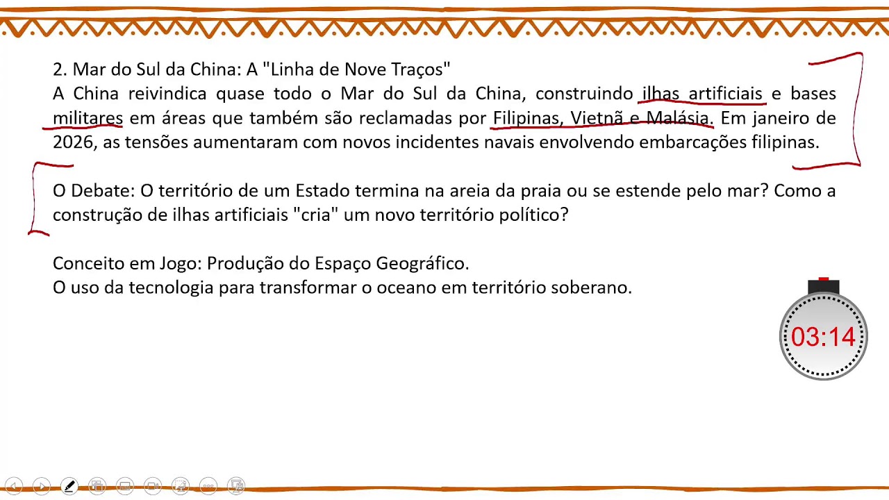 🔴 TARDE - GEOGRAFIA - 23.02.26 - 2ª Série