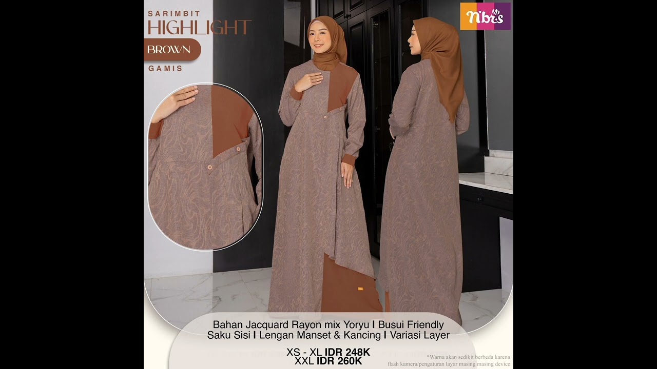 Sarimbit 2022 Nibras Family Highlight Brown/ Toko Farah 081225804410