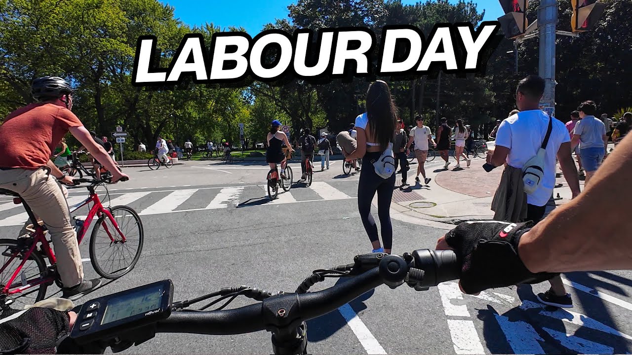 Labour Day Ride Through Toronto to the Lakefront (Sept 2025)