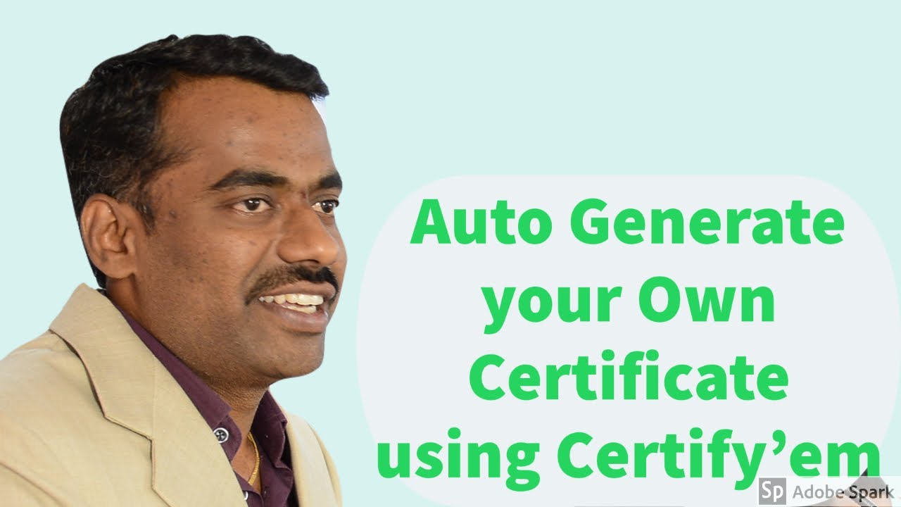 How to generate customised certificates through Google forms and certify'em add-on