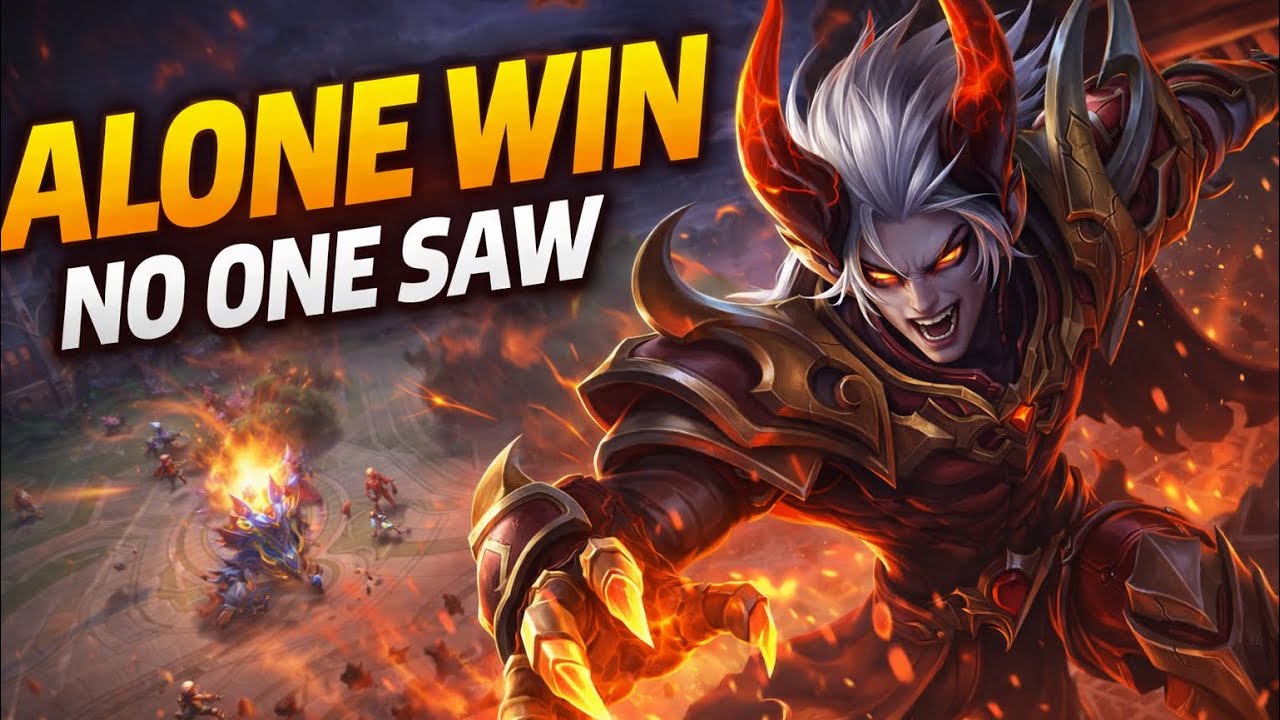 They Stole Lord Twice… I Won the Game ALONE | INSANE Dyrroth Strategy