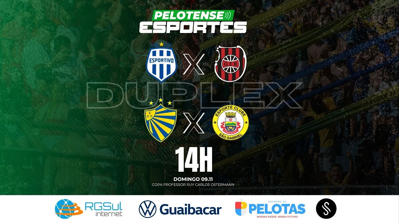 ESPORTIVO X BRASIL | PELOTAS X SÃO GABRIEL | COPA FGF 2025 | RÁDIO PELOTENSE AO VIVO | 09/11/2025