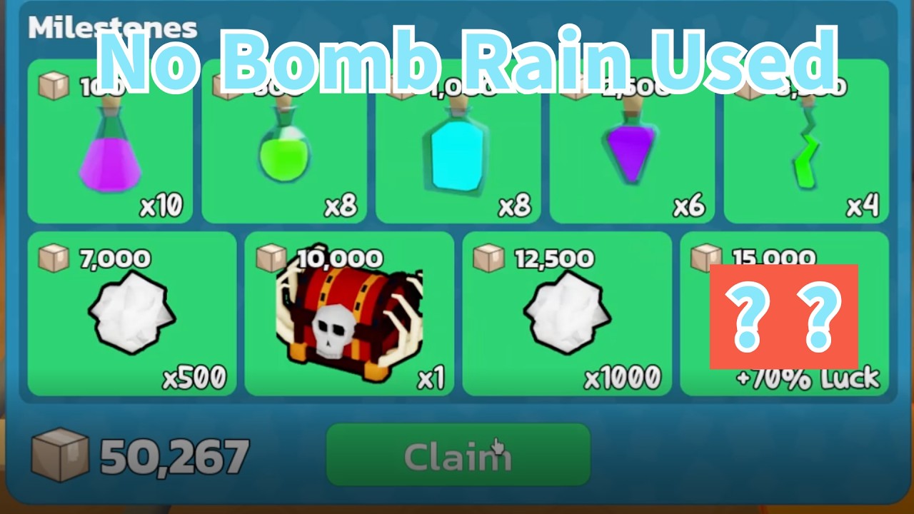 || 50k+ Boxes In Gold Rush Without Bomb Rain || Unboxing Simulator ||