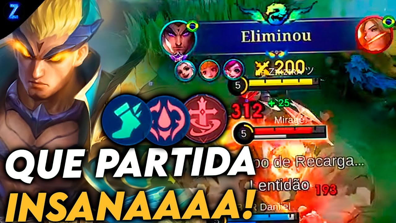 A PARTIDA MAIS INSANA DO MÊS!! - YU ZHONG GAMEPLAY | Mobile Legends