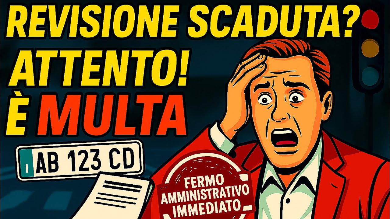 Revisione auto SCADUTA: cosa rischi davvero (MULTA + FERMO)