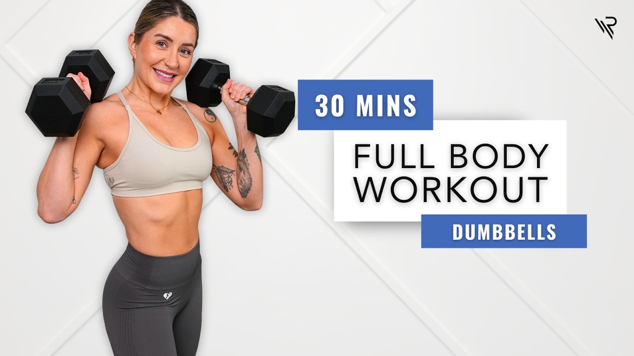 30 Min Full Body Dumbbell Workout (No Repeats)