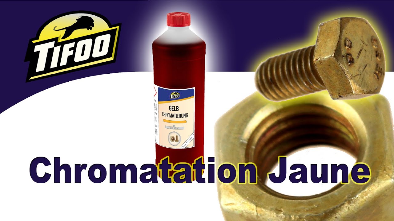 Chromatation jaune passivation jaune de Tifoo - chromatation facile de zinc