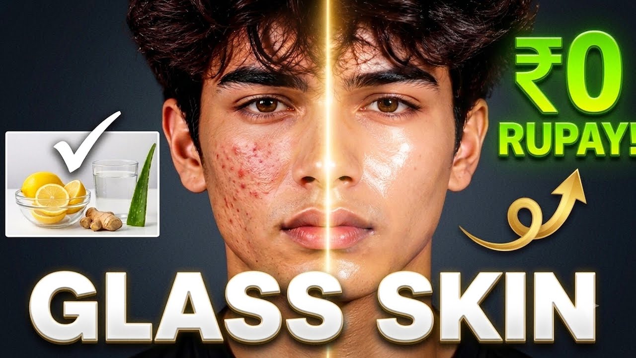 How to Get Glass Skin Naturally Glowing at Home ✨
