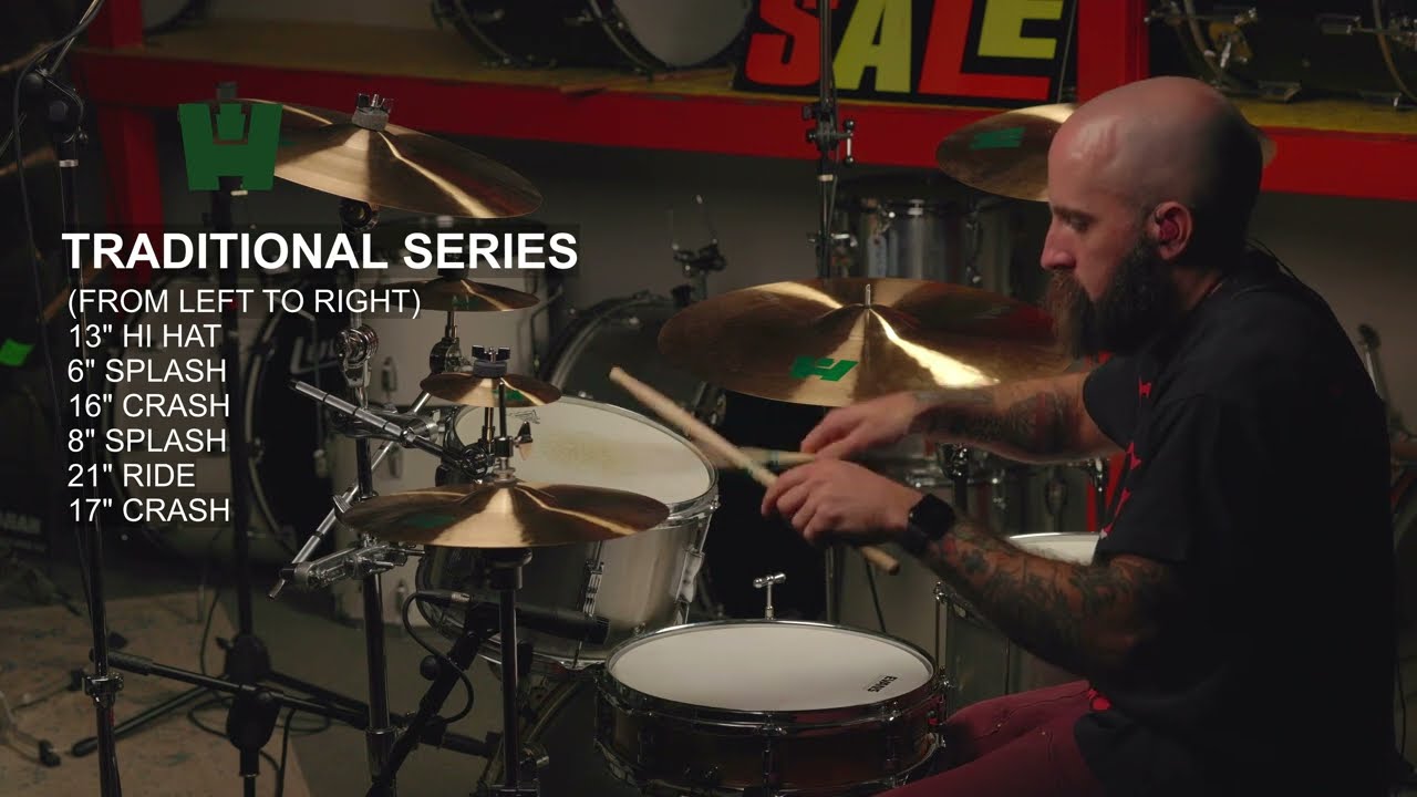 HAWTHORNE TRADITIONAL SERIES CYMBALS (SET 1)