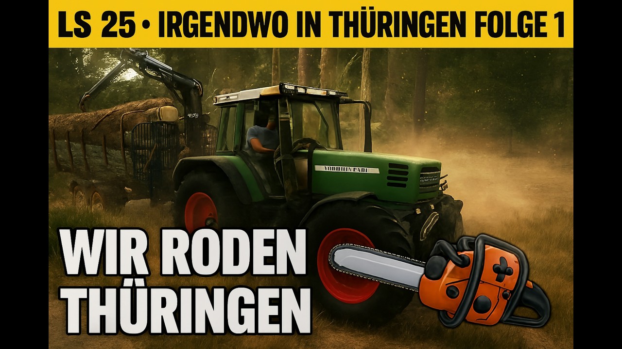 LS25 Kettensägen-Alarm im Wald! | Irgendwo in Thüringen Folge 1