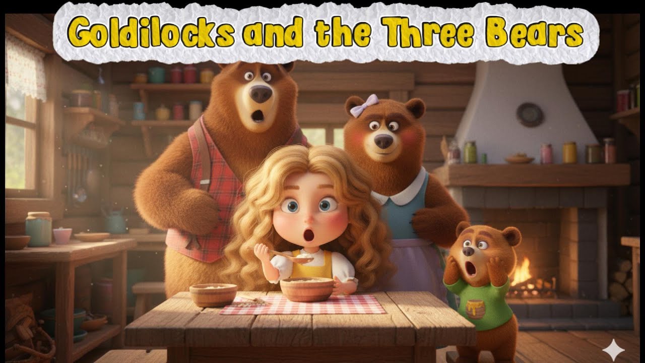 🐻 Goldilocks and the Three Bears | A Silly Read-Aloud Fairy Tale for Kids