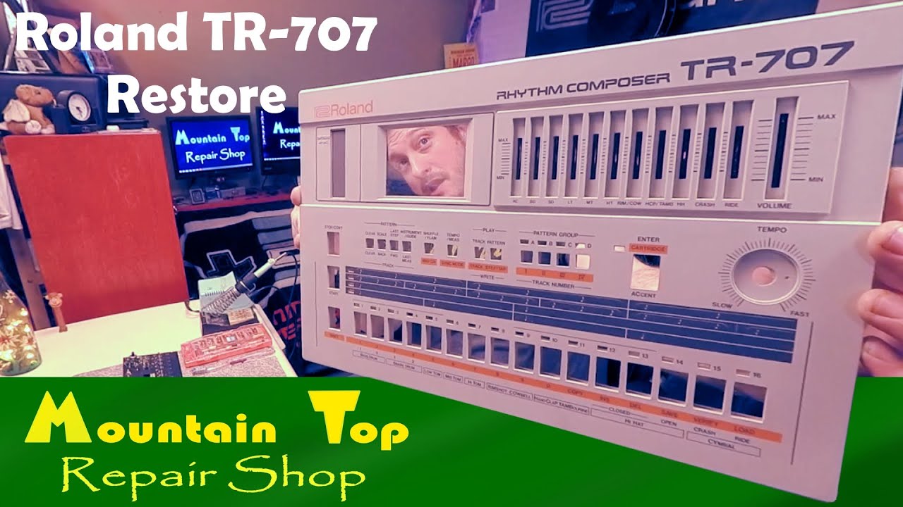Roland TR-707 Full Restoration - MTRS - Vintage Synth Series