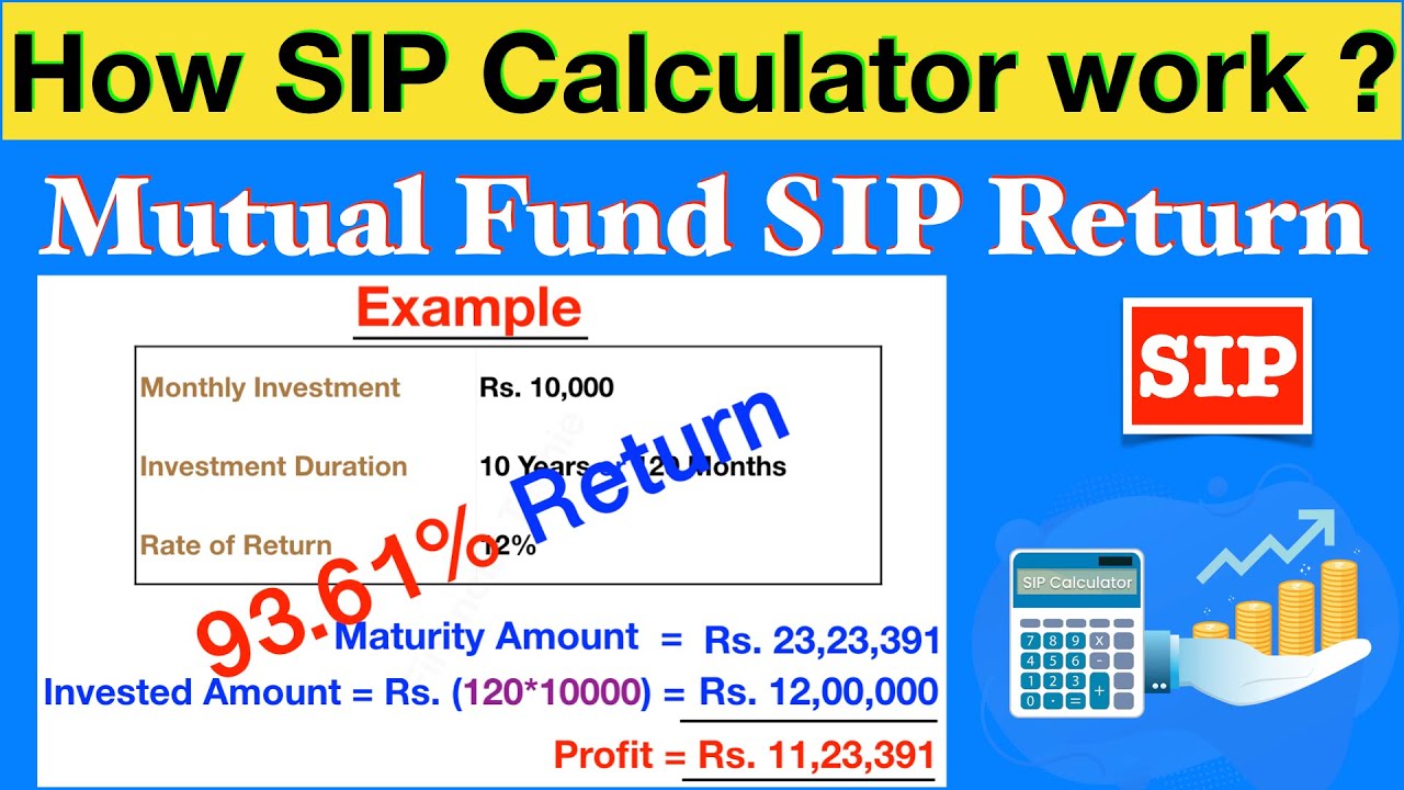SIP Calculator | SIP Calculator Mutual Fund | How SIP calculator work | ENGLISH