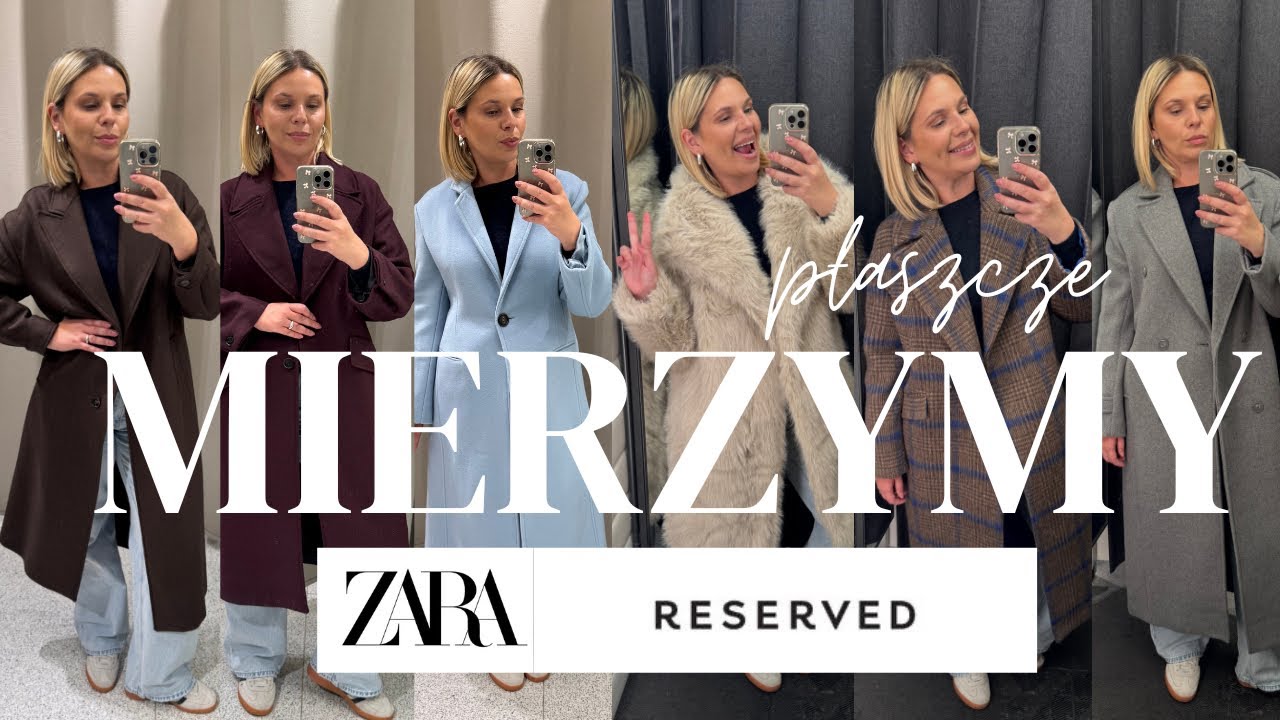 MIERZYMY płaszcze Reserved / ZARA jesień - zima 2025🤩