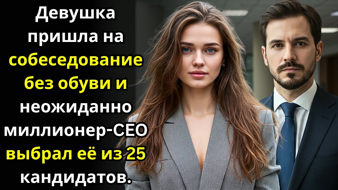 Девушка пришла на собеседование без обуви и неожиданно миллионер CEO выбрал её из 25 кандидатов