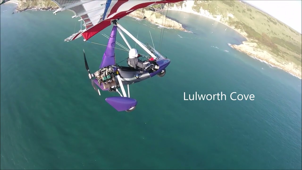 Microlight Flight: Dorset coast