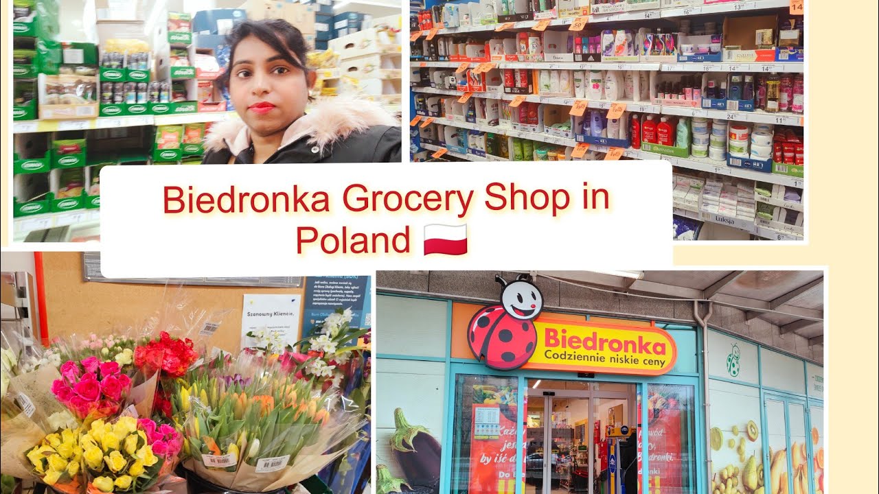 Grocery Shopping in Poland |  Biedronka Supermarket in Poland 🇵🇱