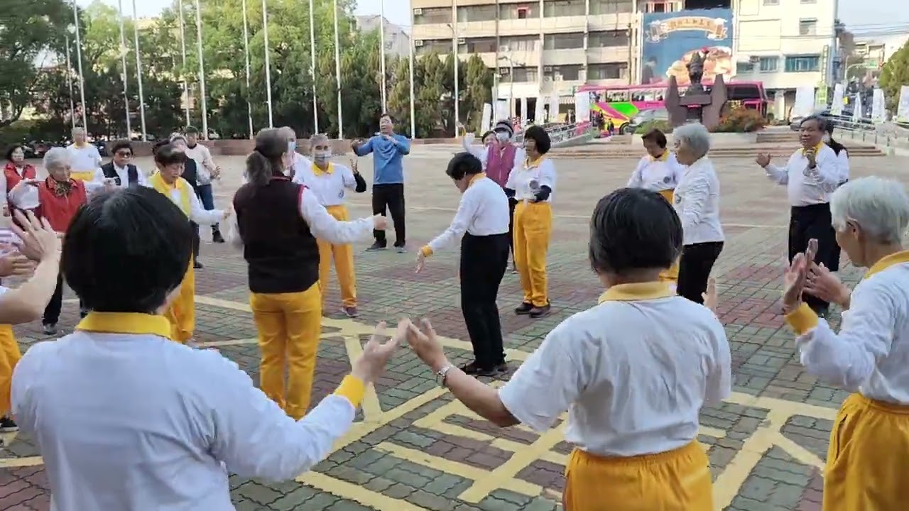 #南投縣外丹功新春團拜#咱們都是一家人#南投體育場
